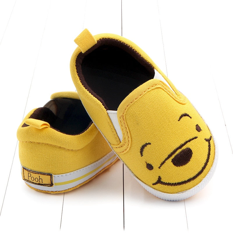 New Cartoon Pattern Toddlers First Walkers Baby Canvas Shoes Baby Moccasins Soft Bottom First Walkers Bebe Anti-slip Baby Shoes